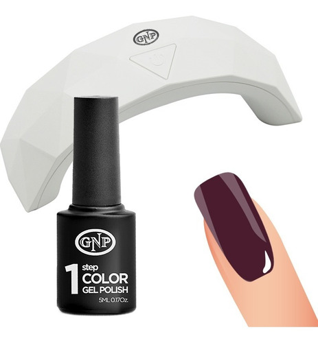 Lampara Led Gnp Y Esmalte En Gel 17 Purpura