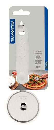 Cortador Pizza 6,5 Cm Tramontina Acero Mango Polipropileno