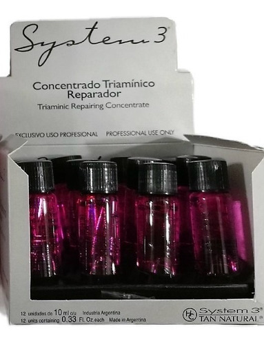 Ampolla Capilar - Triamínico Reparador X 10ml- System 3