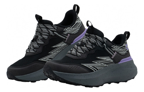 Tenis Mujer Charly® Trail Ultra Ligeros Textil Color Negro