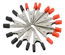 Comprar Cocodrilo 10 X Clips Vehículo Batería Test Clips Plomo Sonda
