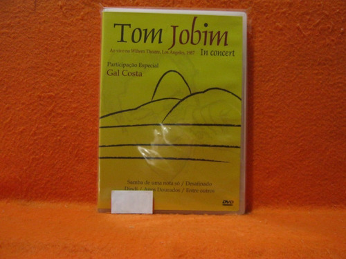 Imagem 1 de 1 de Dvd Tom Jobim Ao Vivo Los Angeles 1987 In Concert