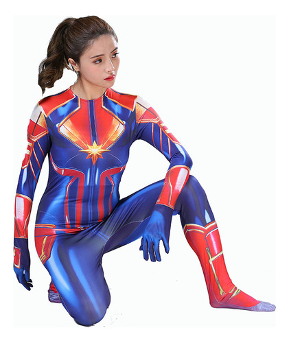 Ropa De Capitán Marvel Ropa De Superhéroe For Mujer Ropa De