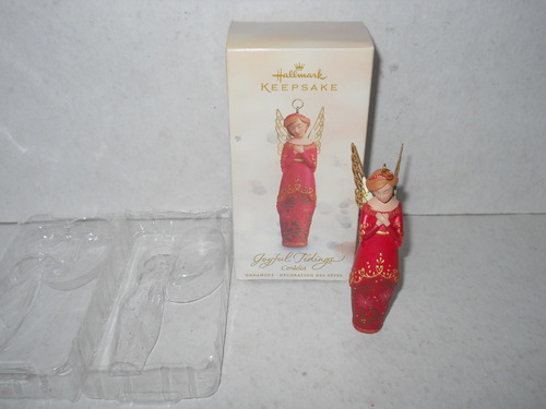 Ornamento Navideño Hallmark Angel Cordelia Joyful Tidings (Usado)