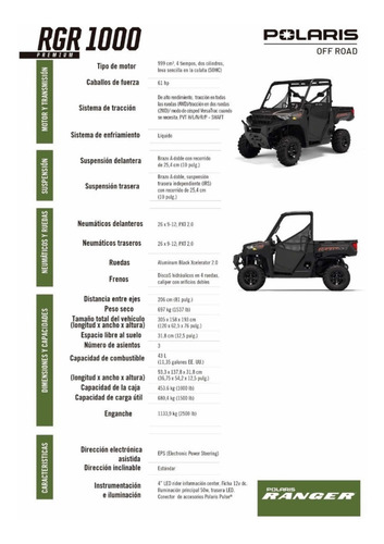 Polaris Ranger Premiun