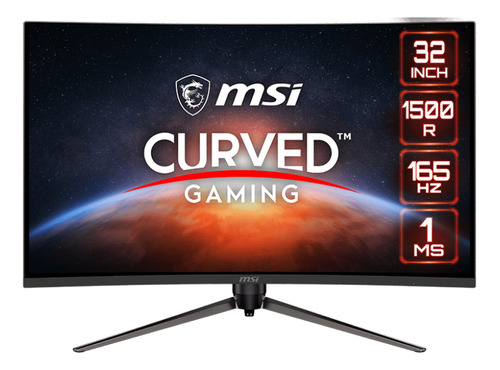 Monitor Curvo Gaming Msi 1080p 31.5'' Va Fhd 165hz 1ms