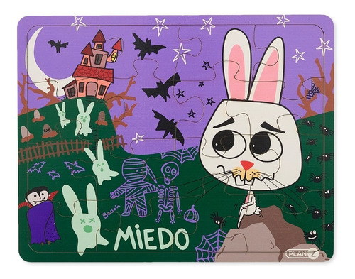 Imagen 5 de 10 de Set 3 Rompecabezas Puzzle Emociones 12, 16 Y 24 Piezas