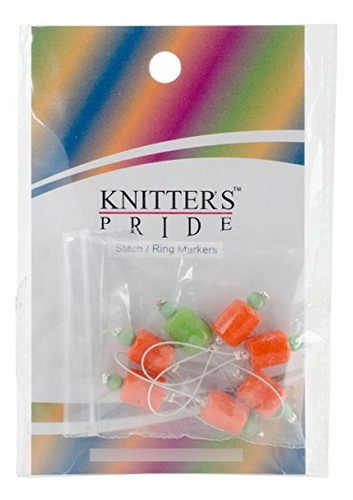 Knitters Pride Zooni Stitch Markers Con Cuentas De Colores 7