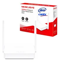 Comprar Modem Router Mercusys Adsl2 Aba Mw300d 300 Mbps 2.4 Ghz