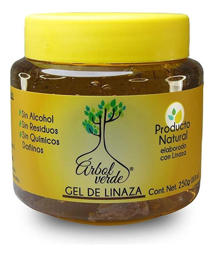 Gel Para El Cabello De Linaza (8.8 Oz) - Productos Naturale.