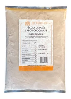 Fécula De Maíz Atole Sabor Chocolate 1 Kilo A Granel