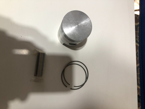 Imagen 2 de 4 de Piston Persan Std Con Aros Y Perno De Zanella 125 Rutera
