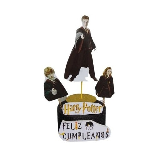 Harry Potter Adorno Combo Especial Cumpleaños Chirimbolos 