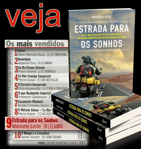 Kit 2 Livros - Estrada P/ Os Sonhos + Raízes Do Rio Amazônas