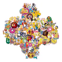 Comprar Stickers Calcos Los Simpsons - Bart  - Homero - Pack 100