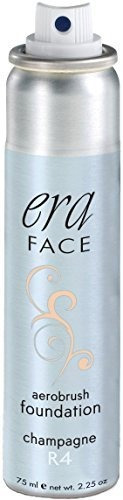 Era Face Aerobrush Foundation Makeup R4 Champagne 2.25 Onzas