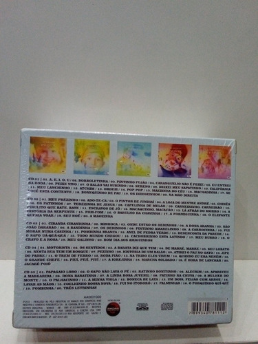 As 100 Mais Infantis, Box Lacrado Com 5 Cds