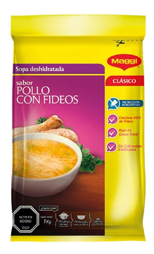 Maggi Sopa Pollo Con Fideos Bolsa 1kg