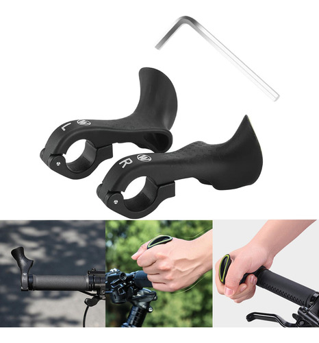 2x Bicicletas De Nylon Manejo De Manillar Extremos De La