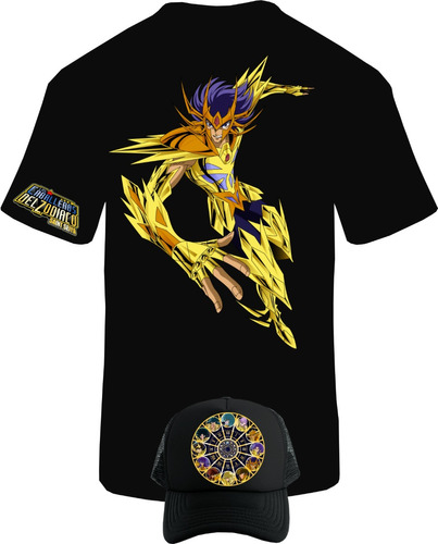 Camiseta Manga Corta Caballeros Zodiac Cancer Obsequi Gorra 