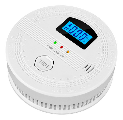 L Detector De Monóxido De Carbono Con Pantalla Digital Y