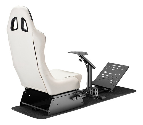 Silla Gamer Blanco Simulador Thrustmaster Fanatec Logitech