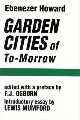 Libro Garden Cities Of To-morrow - Ebenezer Howard