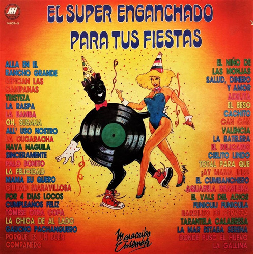 El Super Enganchado Para Tu Fiestas Interpretes Lp 