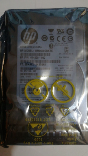 Hp 614829-002 G8 G9 500-gb 6g 7.2k 2.5 Sata