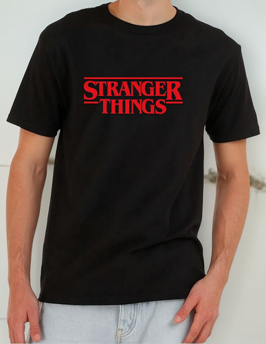 Playera Hombre Stranger Things Serie Netflix Terror 74