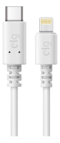 Cabo Usb Tipo-c X Lightning iPhone 2 Metros Tcl20 ELG Branco