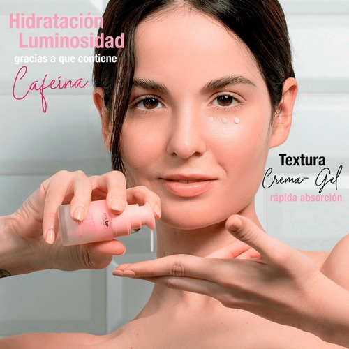Tratamiento En Gel Para Contorno De Ojos Pink Up Con Cafeina Tipo De Piel Todo Tipo De Piel