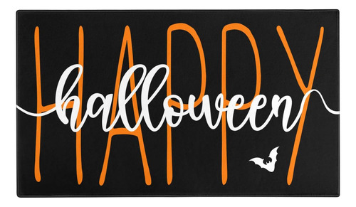 Tapete Antideslizante De Halloween Para Entrada 76 X 43 Cm