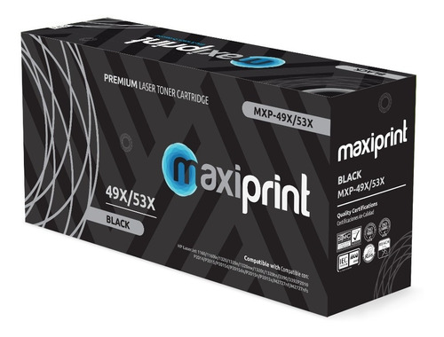 Toner Maxiprint Compatible Hp 49x Negro (q5949x)