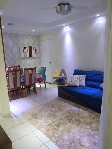 Imagem 8 de 25 de Lindo Apartamento Com 2 Dormitórios À Venda No Residencial Treviso, 52 M² Por R$ 195.000 - Parque Planalto - Santa Bárbara D'oeste/sp - Ap6527