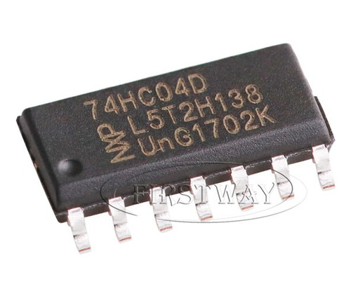 Hex Inversor Buffer De Alta Velocidad Cmos 74hc04d, 5 Piezas