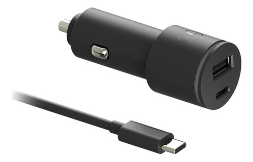 Cargador De Auto Motorola Turbopower 45 Usb-a Usb-c 3x