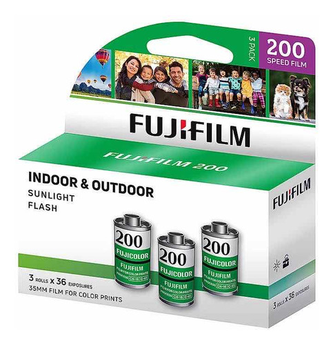 3 Rollos Fujifilm 200
