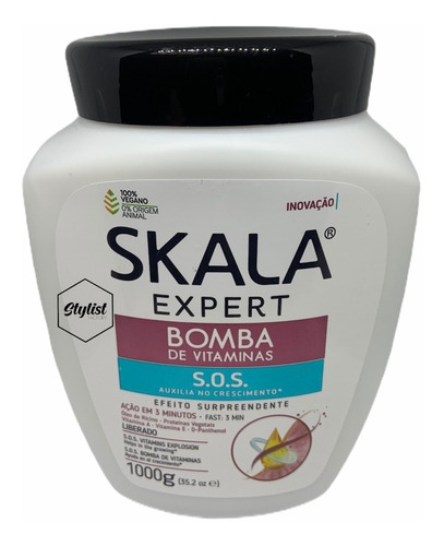 Máscara Skala Expert Bomba De Vitaminas Sos 1 Kg