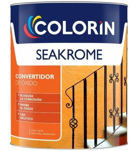 Seakrome Colorín Colores Convertidor De Óxido 1lt - Imagen