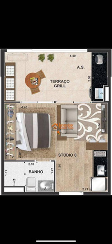 Imagem 22 de 25 de Studio Com 1 Dormitório À Venda, 36 M² Por R$ 271.980,00 - Centro - Guarulhos/sp - St0017