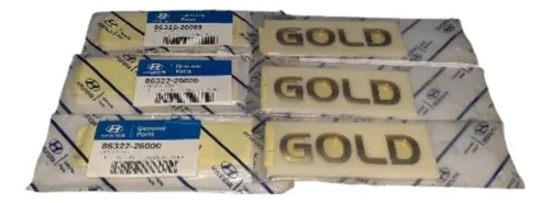 Emblema Gold Santa Fe 2002-2005