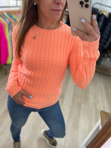 Sweater Trenzado Al Cuerpo The Big Shop