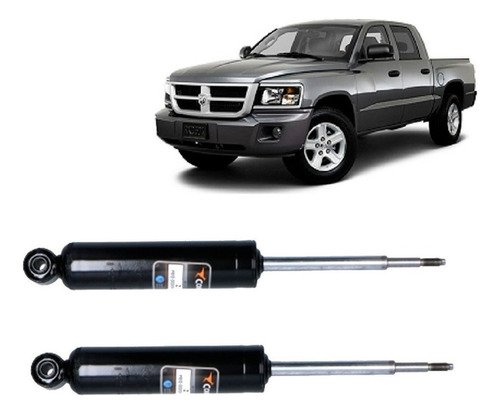 Par Amortiguadores Delanteros Para Dodge Dakota 4wd 98-03