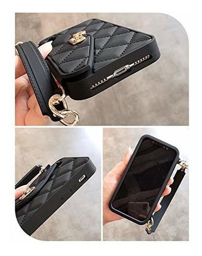 Estuche Tipo Cartera Para iPhone Diseño Bolsa Lujo Suave Hj