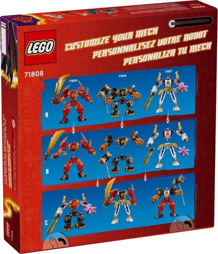 Lego Ninjago 71808 Meca Elemental Del Fuego De Kai