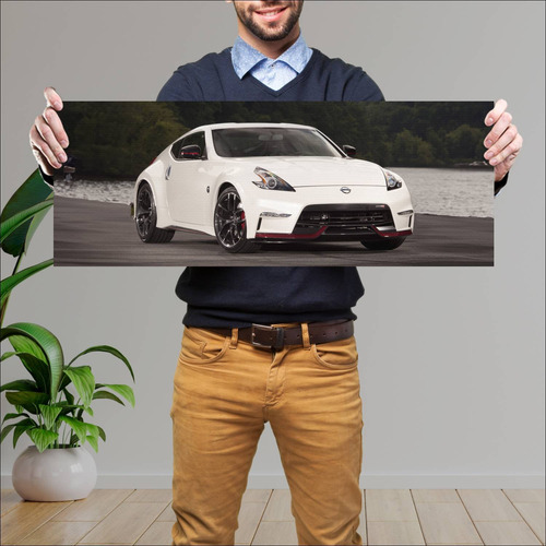 Cuadro 30x80cm Auto 2015 Nissan 370z Nismo Us 13 105