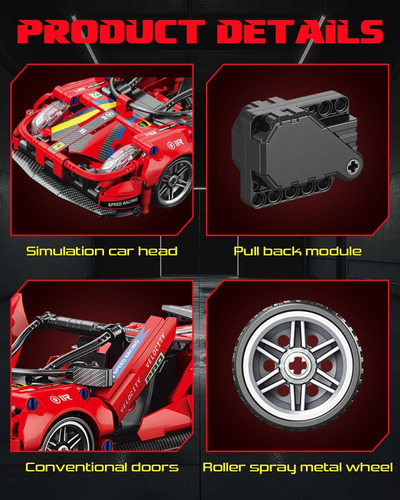 Conjuntos De Ladrillos De Construcción De Maquetas De Coches