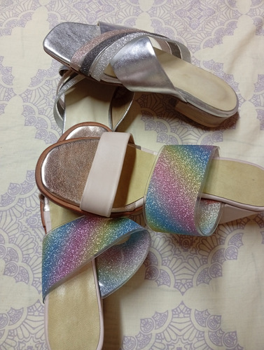 Sandalias Talle 36 Intacta 2x1 Solo Las Probé Preciosas (Usado)