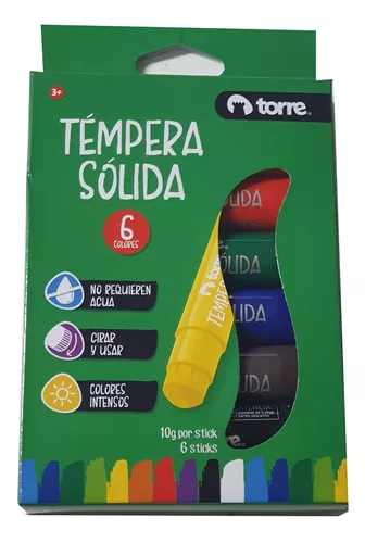Artel Tempera Solida 6 Colores 10gr